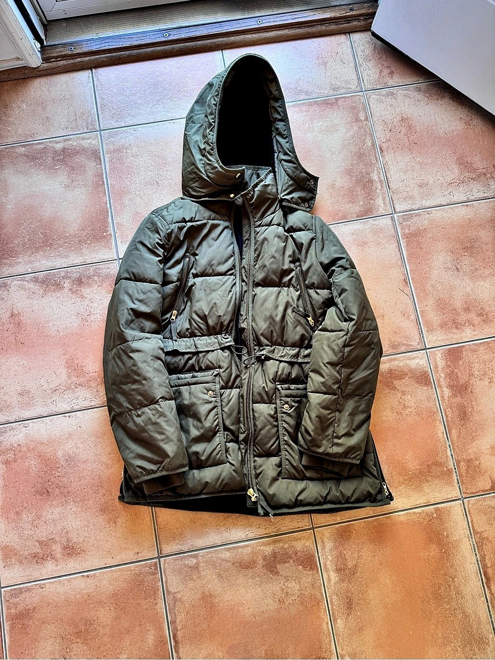 J.Crew Puffer Jacket in Green Size Medium